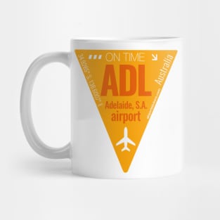 ADL airport code AUSSIE sand Mug